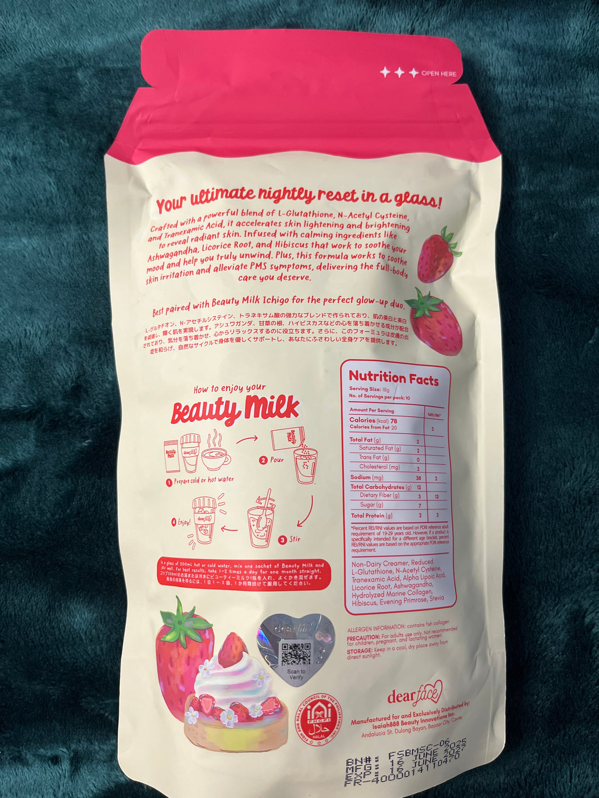 Beauty milk